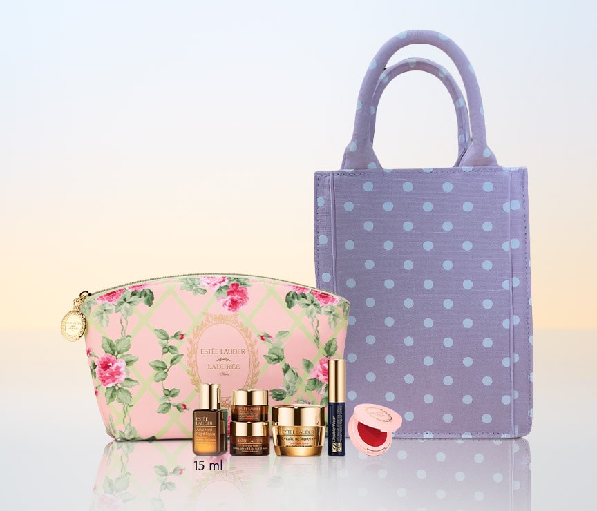 Recibe 3 Minis + Cosmetiquera en compras de $2,500. Bolsa en compras de $3,000.*