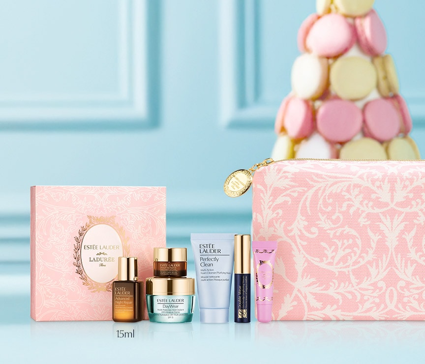 Suero Facial de 15 ml + 5 Minis + Cosmetiquera en compras de $3,000.*