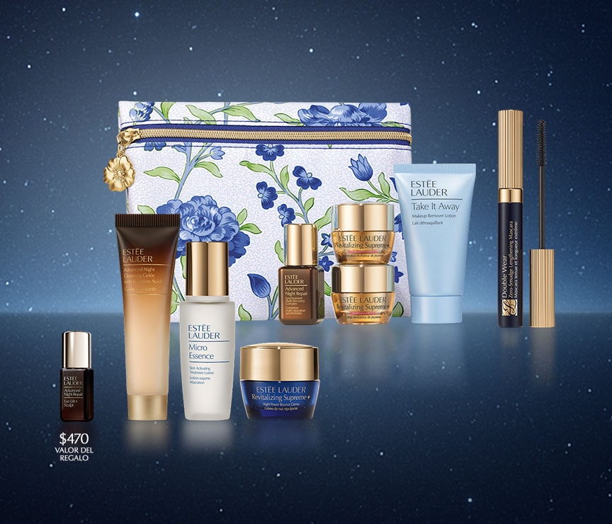 Mini en todas las compras. Rutina de Día de 4 Minis + Cosmetiquera + Mascara Full Size en compras de $2,900.*