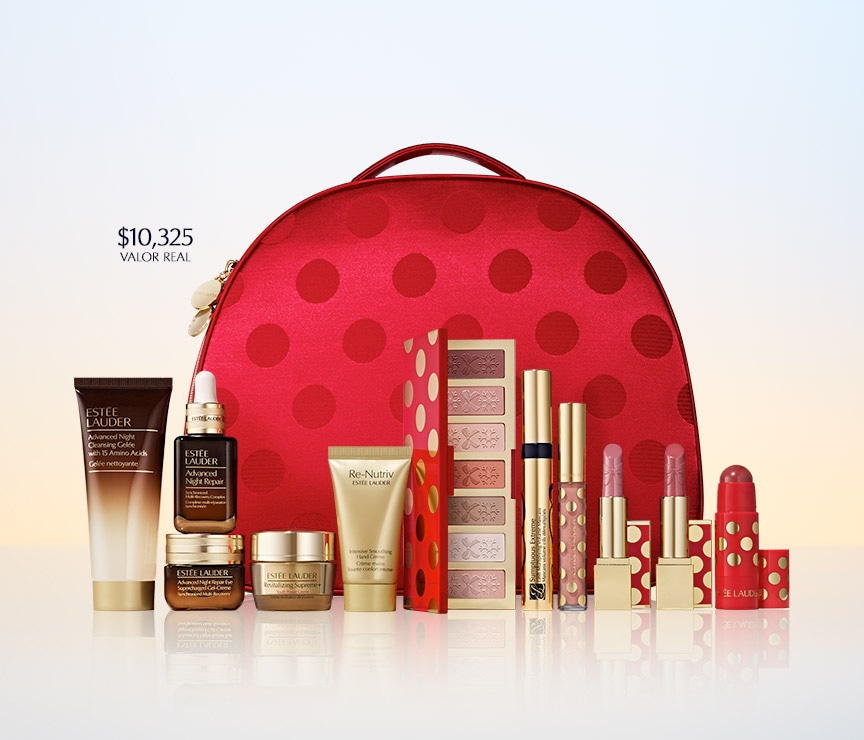 Compra $1,800 de tus #EsteeEssentials y por $2,950 más podrás adquirir este increíble set de 11 productos.