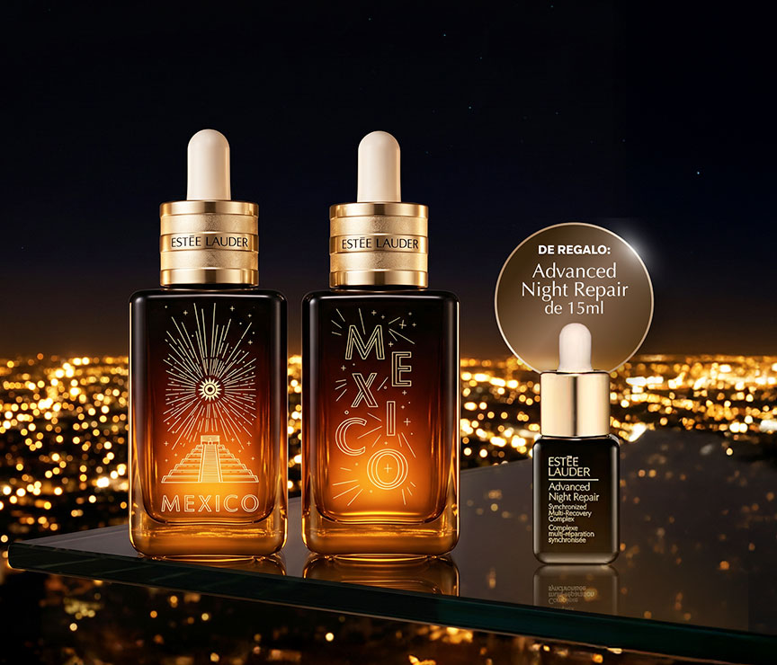 México Brilla Distinto. Advanced Night Repair Edición Limitada. Inspirada en la emoción colectiva, la energía y el orgullo mexicano.
