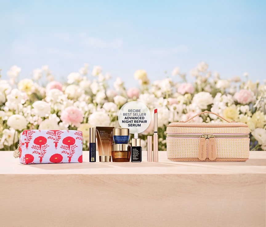 Compra $3,700 y recibe: Neceser Edición Especial + Cosmetiquera + 6 Minis + Lipstick Full Size que hidrata y da brillo.