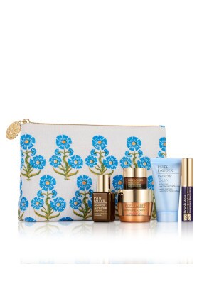 Cosmetiquero + 5 minis Estee Lauder 